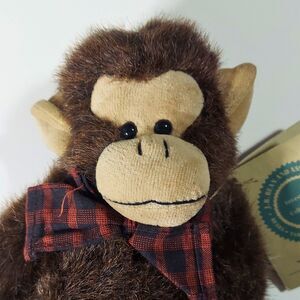 J.B. Bean Boyds Bears Handmade Finster Monkey Plush 1998 MPN 1364